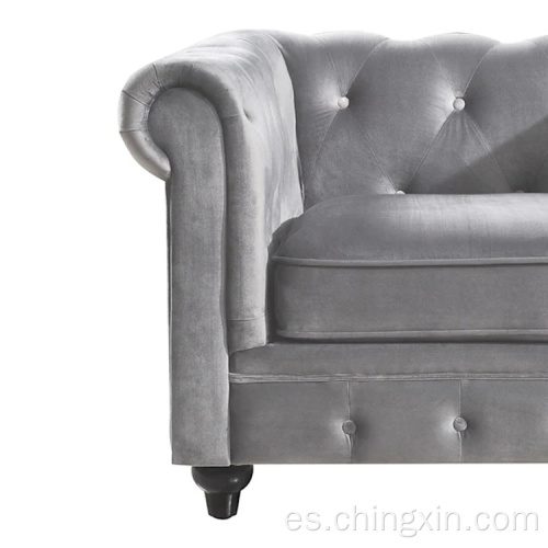 Sofá de silla de brazo de Chesterfield Muebles al por mayor